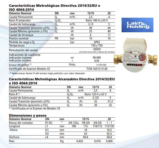 Medidor De Consumo De Agua J400 100% IOT - LAIN HOLDINGS