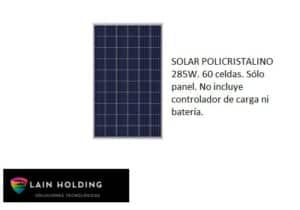 Panel solar policristalino IOT