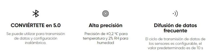 sensor de temperatura y humedad IOT BLE