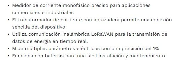 sensor de corriente electrica IOT